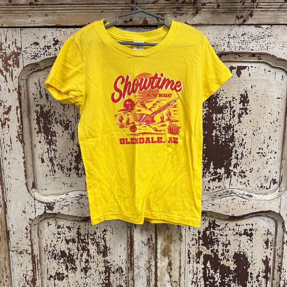 Sz 8 Charlie Hustle Cheifs Showtime Kids T-Shirt